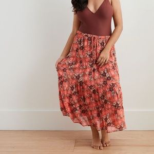 NWOT Aerie Midi Skirt